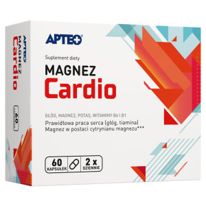 Apteo Magnez Cardio, kapsułki, 60 sztuk