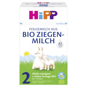 HiPP 2 Mleko następne z mleka koziego Bio, 400 g