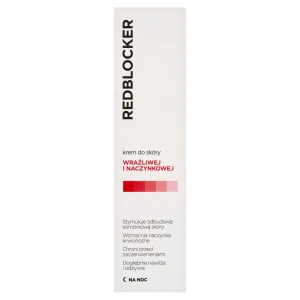 REDBLOCKER Krem do skóry naczynkowej na noc, 50 ml