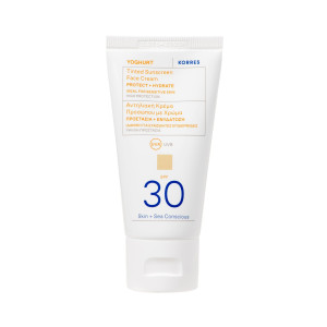 Korres Yoghurt, koloryzujący krem do twarzy SPF 30, 50 ml