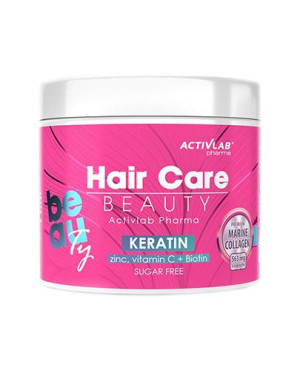 Hair Care Beauty, kolagen, keratyna i biotyna na piękne gęste włosy, 200 g