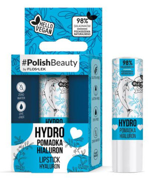 Flos-Lek Vege Lip Care Hydro Pomadka do ust z kwasem hialuronowym, 1 sztuka