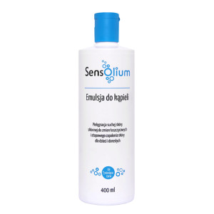 SENSOLIUM Emulsja do kąpieli - 400 ml. Do skóry suchej skłonnej do AZS.