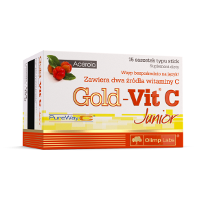 Olimp, Gold Vit C Junior, saszetki, 15 sztuk