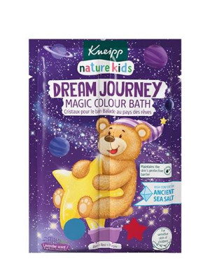 Kneipp nature kids Magiczna dwukolorowa sól do kąpieli Podróż marzeń, Lawenda 2x20 g