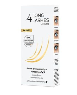 Long 4 Lashes, serum przyśpieszające wzrost rzęs, 3 ml
