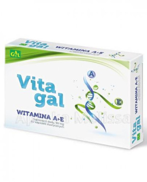 VITAGAL Witamina A+E 90 mg - 60 kaps.