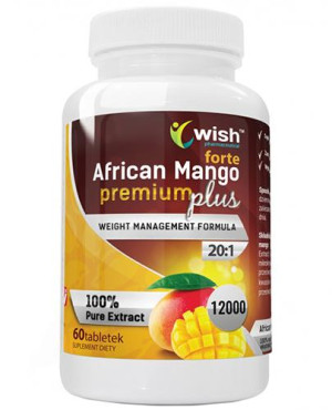 Wish African Mango Premium Plus, tabletki, 60 sztuk