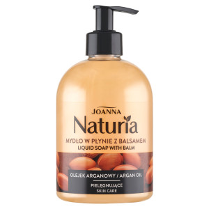 Joanna Naturia, Mydło w płynie z balsamem, Olejek arganowy, 500 ml