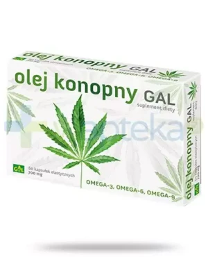 GAL olej konopny 700mg 60 kapsułek