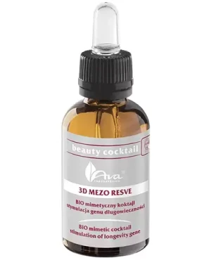 Ava Laboratorium 3D Mezo Resve Bio mimetyczny koktajl stymulująca genu długowieczności 30 ml