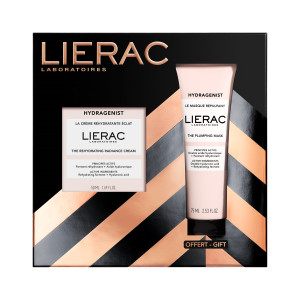 Zestaw Lierac Hydragenist, krem, 50 ml + maska nawilżająco-wypełniająca, 75 ml