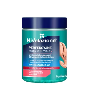 Nivelazione, Silnie zmiękczająca sól z kwasami do kąpieli stóp, 350 g