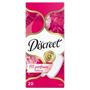 Discreet 0% Perfume Normal Wkładki higieniczne, 20 sztuk