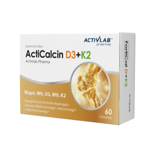 Activlab Pharma, ActiCalcin D3+K2, tabletki, 60 szt