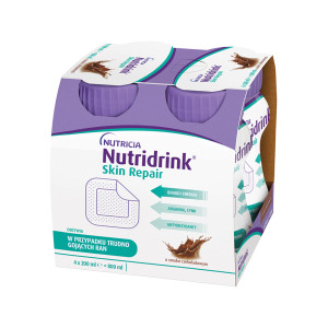 Nutridrink Skin Repair, o smaku czekoladowym, 4 x 200 ml