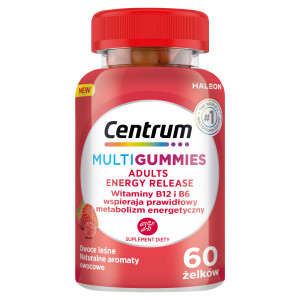 Centrum, Adult Gummies Energy, żelki, 60 sztuk