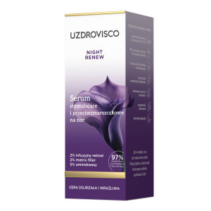 Uzdrovisco Night Renew Serum stymulujące i przeciwzmarszczkowe na noc, 30 ml