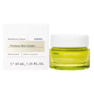 Korres Santorini Grape, krem do twarzy, Poreless Skin Cream, 40 ml