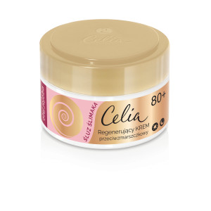 Celia Śluz Ślimaka, Regenerujący krem przeciwzmarszczkowy z olejem jojoba 80+, 50 ml