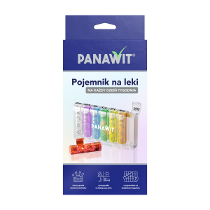 Panawit Pojemnik na leki na każdy dzień tygodnia (7 dniowy), 1 sztuka