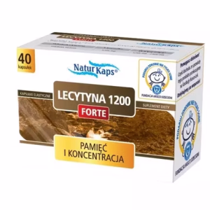 Naturkaps Lecytyna 1200 Forte, kapsułki, 40 sztuk