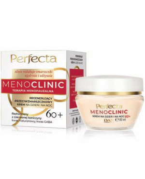 PERFECTA Menoclinic Regenerujący Przeciwzmarszczkowy Krem do Twarzy na Dzień i Noc 60+, 50 ml