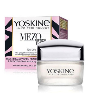Yoskine Mezo Peptide Regenerujący krem przeciwzmarszczkowy 70+ na dzień i noc, 50 ml