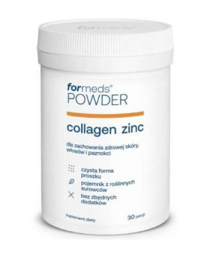 Formeds Powder collagen zinc proszek, 30 porcji