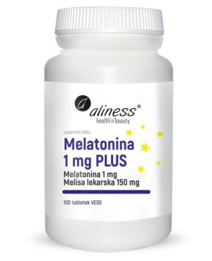 Aliness Melatonina 1 mg Plus, tabletki, 100 sztuk