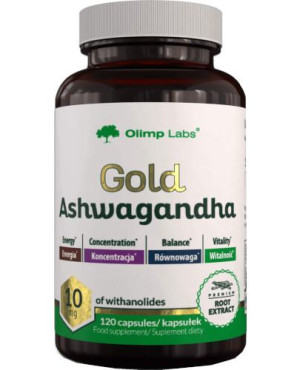 Olimp, Gold Ashwagandha, kapsułki, 120 sztuk