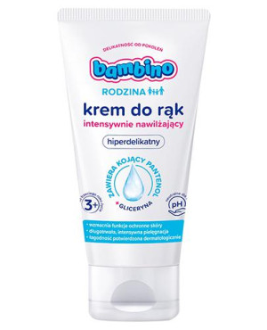 Bambino Rodzina Krem do rąk intensywnie nawilżający, 75 ml