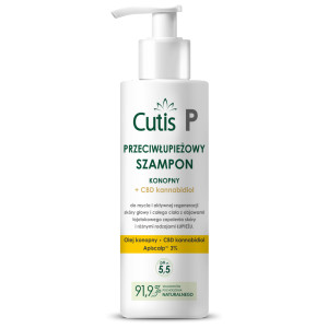 Cutis P Szampon przeciwłupieżowy konopny + CBD, 150 ml