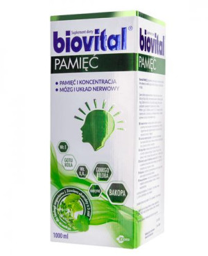 Biovital Pamięć, płyn, 1000 ml