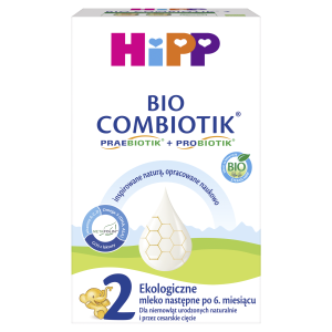 HIPP 2 BIO COMBIOTIK ekologiczne mleko następne, dla niemowląt po 6. m-cu, 550 g