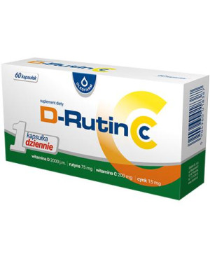 Oleofarm D-Rutin CC, 60 kaps., cena, opinie, wskazania