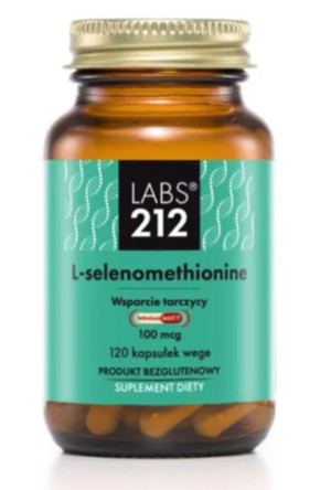 Labs212 L-Selenomethinine, kapsułki, 120 sztuk