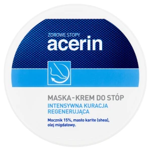 Acerin, Maska, krem do stóp, 125 ml