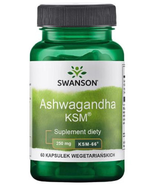 SWANSON ASHWAGANDHA KSM-66 - 60 kaps.