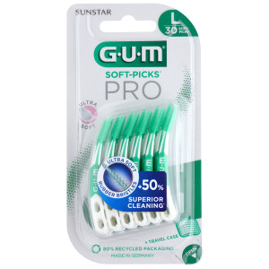 Sunstar GUM Soft-Picks PRO Szczoteczki międzyzębowe L, 30 sztuk