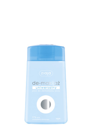 Ziaja De-makijaż, uniwersalny płyn do demakijażu oczu, 120 ml