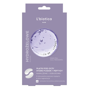 L'biotica, Hydrożelowe Płatki pod oczy z peptydami, 1 para