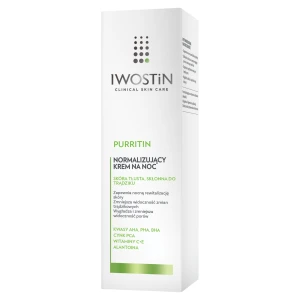 IWOSTIN PURRITIN Krem na noc redukujący niedoskonałości - 40 ml