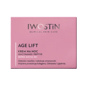 Iwostin Age Lift Krem na noc do cery suchej 40+, 50 ml, cena, opinie, stosowanie