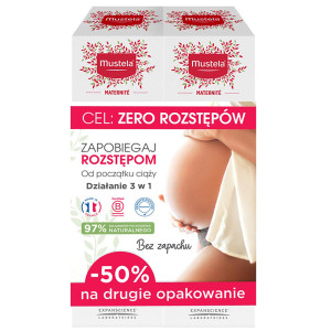 Mustela Maternite krem na rozstępy 3w1 2 x 250 ml [DWUPAK]