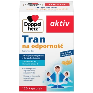 Doppelherz aktiv Tran na odporność, kapsułki, 120 sztuk