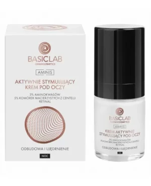 BasicLab Aminis aktywnie stymulujący krem pod oczy 18 ml
