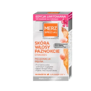 Merz Spezial, drażetki, skóra, włosy, paznokcie, 120 sztuk
