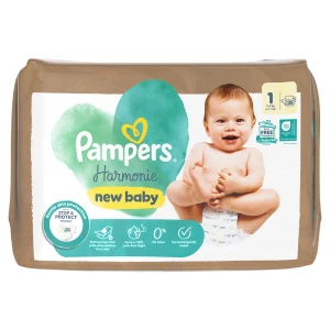 Pampers Harmonie Baby Pieluszki, rozmiar 1, 2 kg-5 kg, 35 sztuk