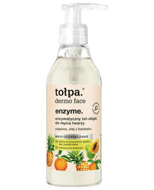 Tołpa Dermo Face Enzyme Enzymatyczny żel-olejek do mycia twarzy, 195 ml